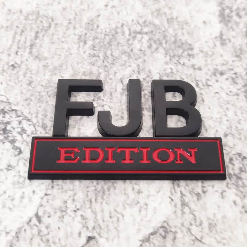 Insignia adhesiva de metal para coche de la edición FJB