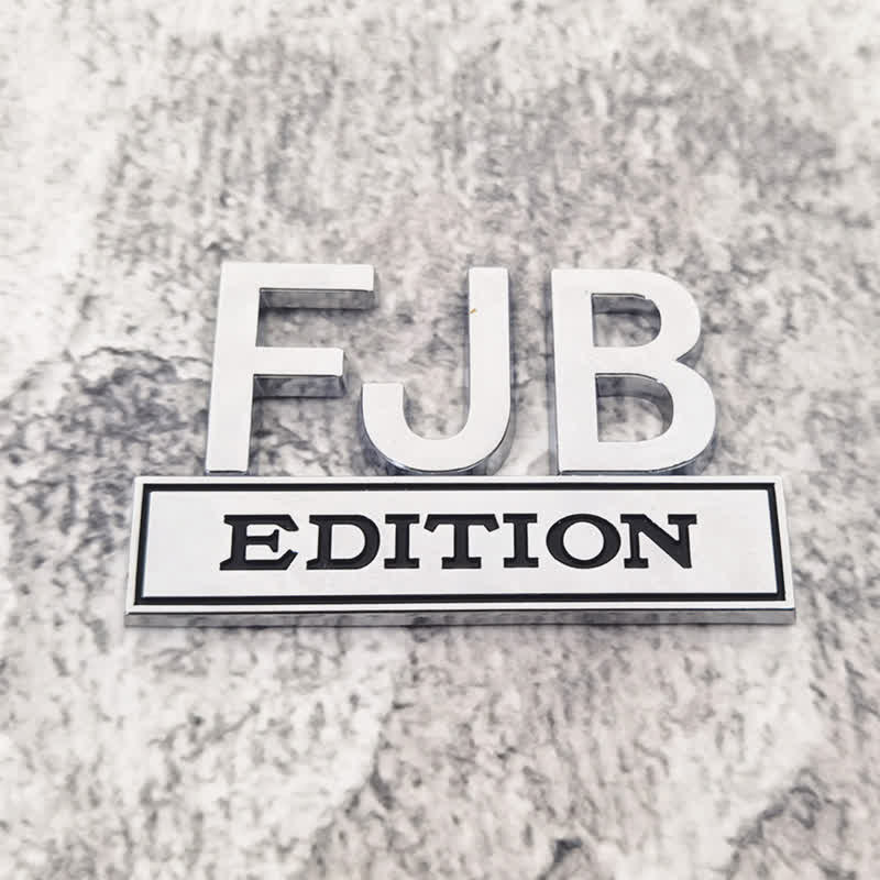 Insignia adhesiva de metal para coche de la edición FJB