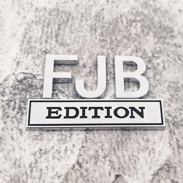Insignia adhesiva de metal para coche de la edición FJB