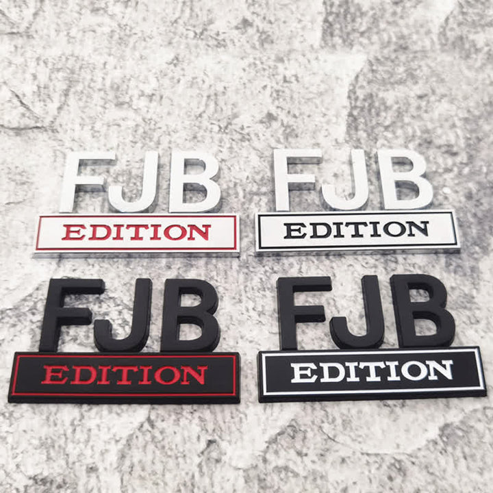 Insignia adhesiva de metal para coche de la edición FJB