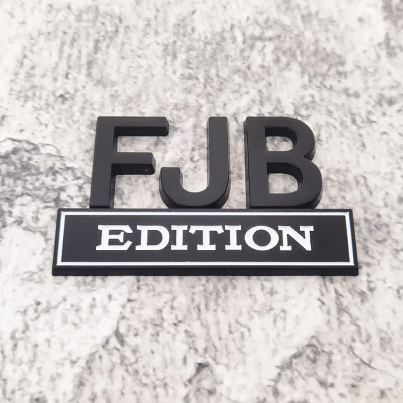 Insignia adhesiva de metal para coche de la edición FJB