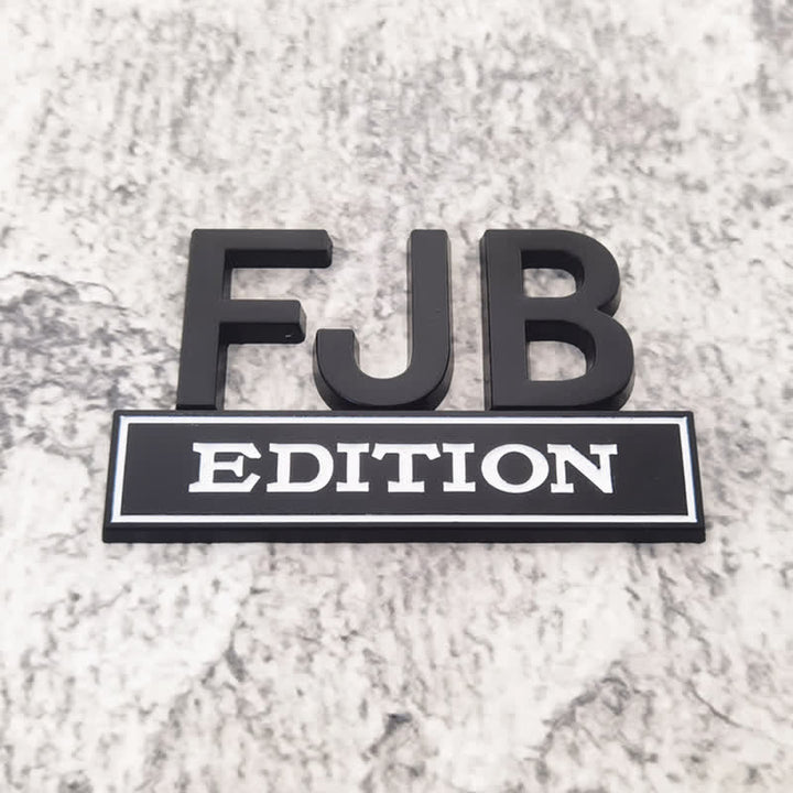 Insignia adhesiva de metal para coche de la edición FJB
