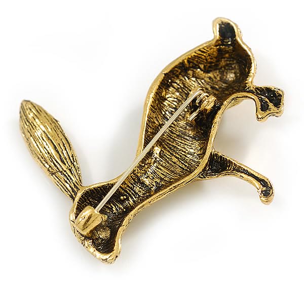 Broche de conejo y ángel barroco, accesorios para camisas dorados