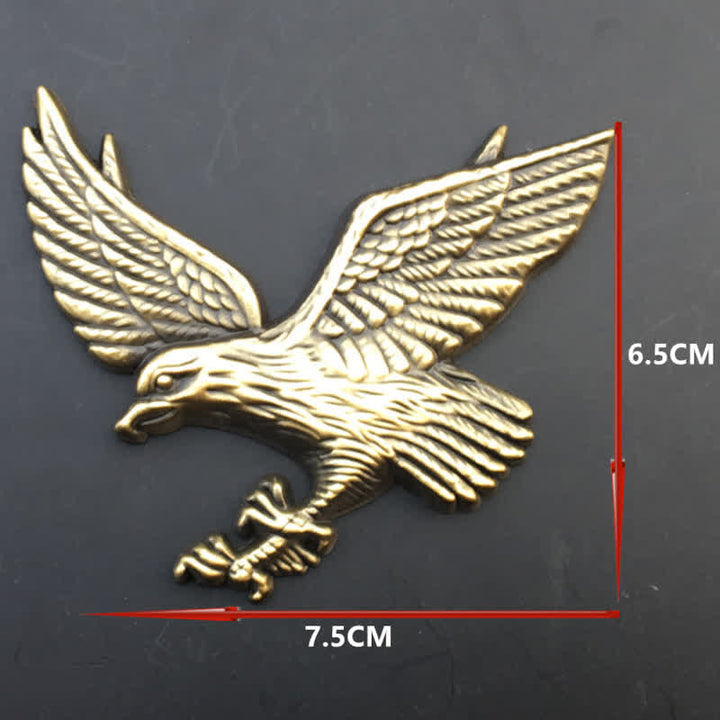 Pegatina de metal con águila voladora para coche