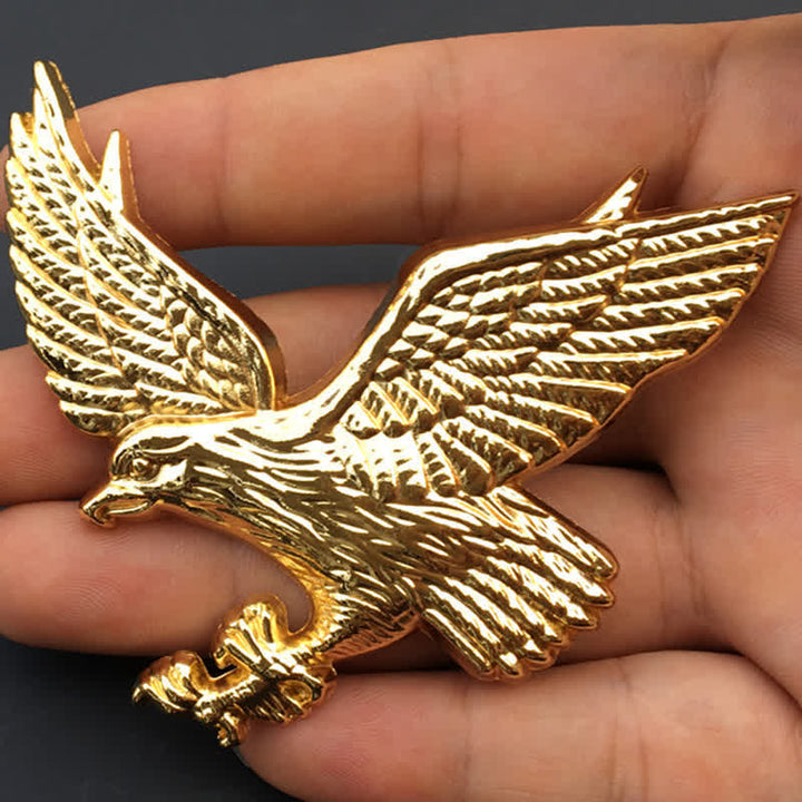 Pegatina de metal con águila voladora para coche