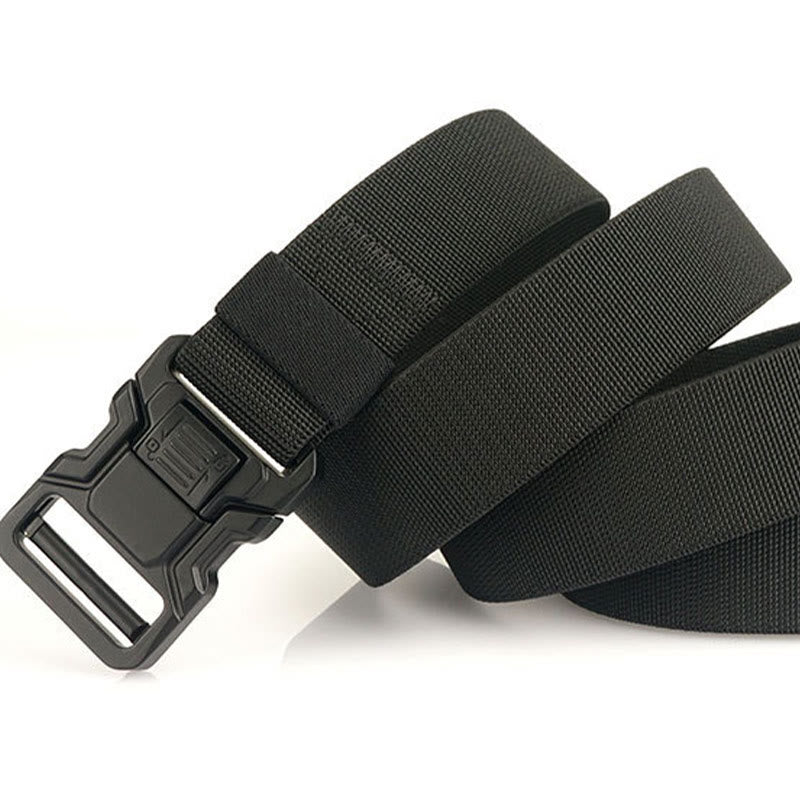 Cinturón táctico elástico de nailon de liberación rápida para hombre