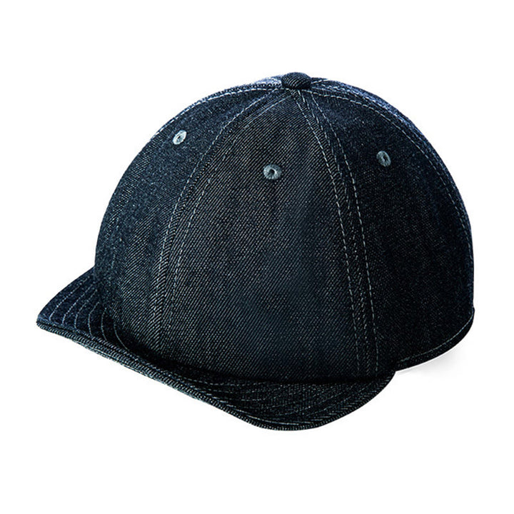 Gorra de boina octogonal de ala corta de mezclilla informal para hombre
