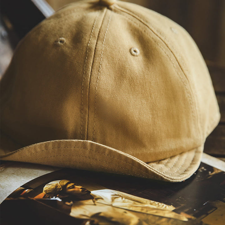 Gorra de boina octogonal de ala corta de mezclilla informal para hombre