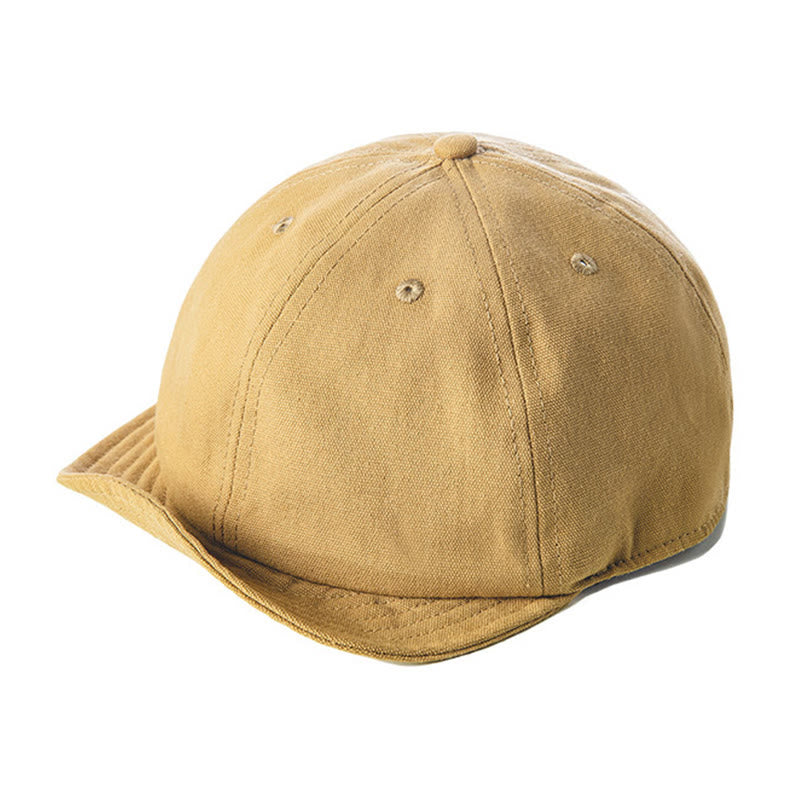 Gorra de boina octogonal de ala corta de mezclilla informal para hombre