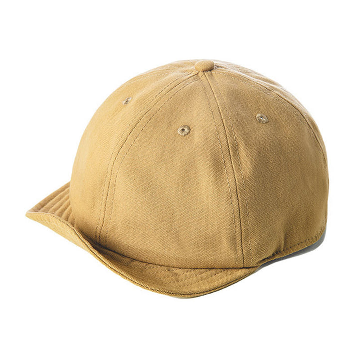 Gorra de boina octogonal de ala corta de mezclilla informal para hombre