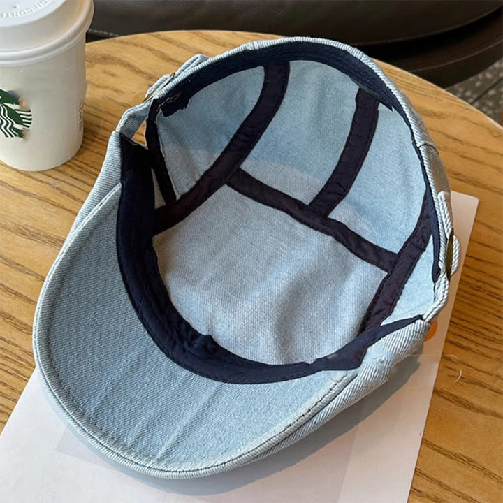 Boina plana ajustable de mezclilla clásica - image 7