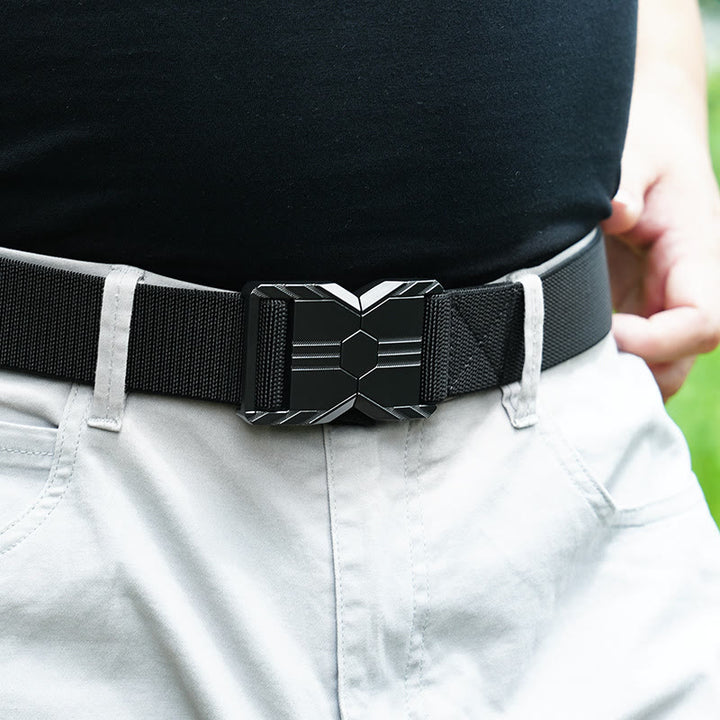 Cinturón táctico elástico de liberación rápida para hombre