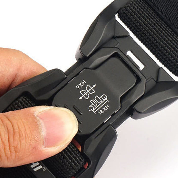 Cinturón táctico para exteriores para hombre con cintura elástica de liberación rápida