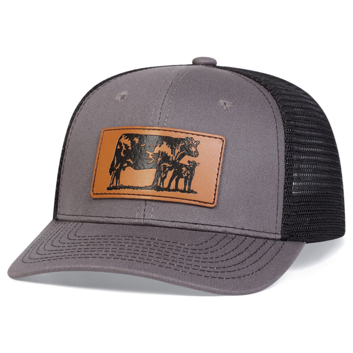 Gorra de camionero ajustable "Toro guía al ternero"