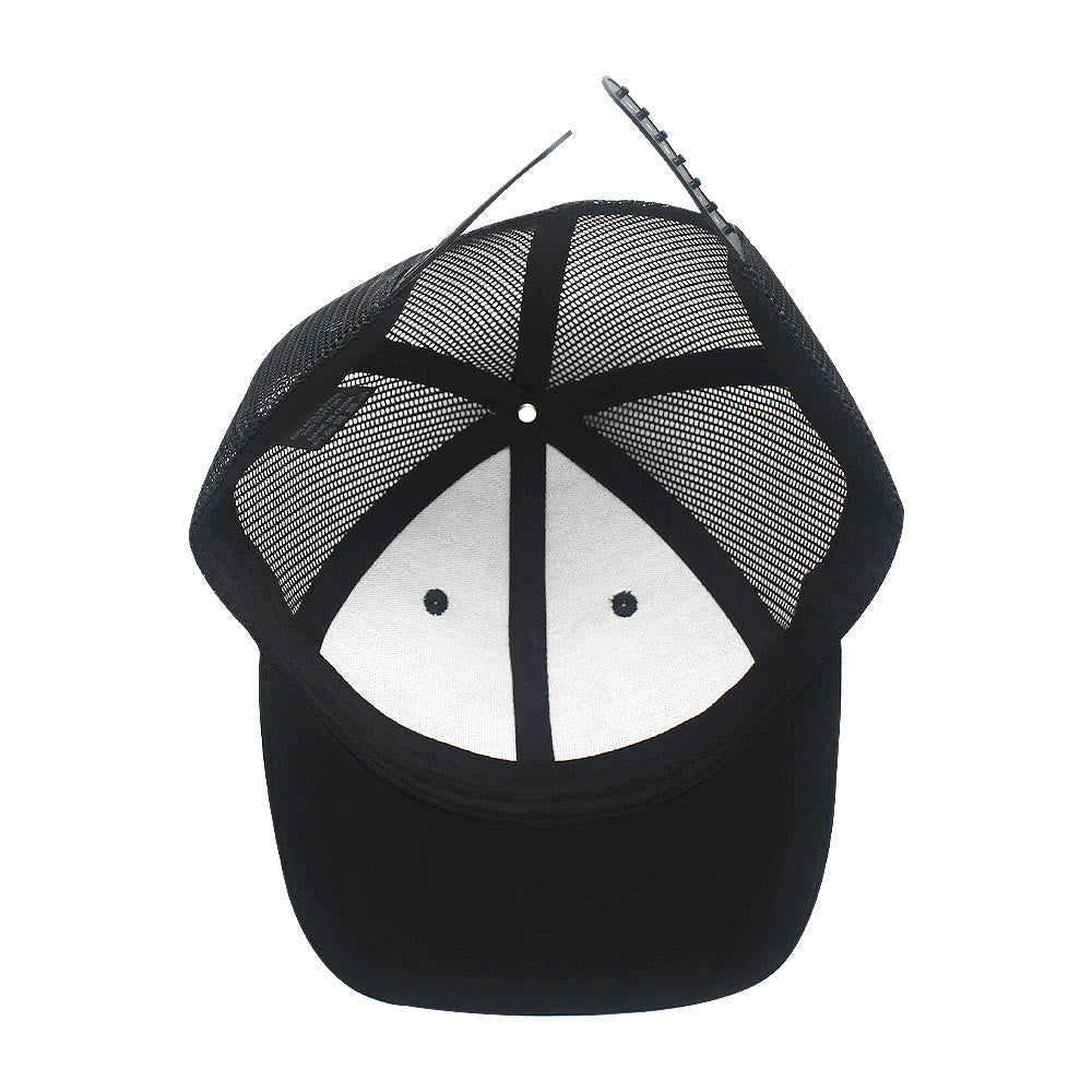 Gorra de camionero ajustable "Dios es más grande que los altibajos"