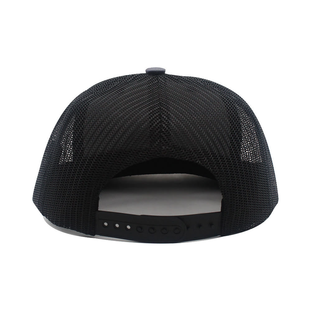 Gorra de camionero ajustable "Dios es más grande que los altibajos"