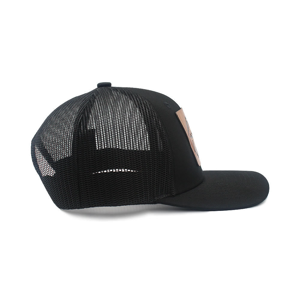 Gorra de camionero ajustable "Dios es más grande que los altibajos"