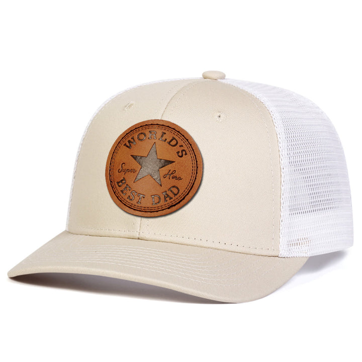 Gorra de camionero ajustable "El mejor papá del mundo" para hombre