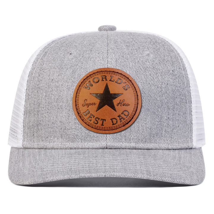 Gorra de camionero ajustable "El mejor papá del mundo" para hombre