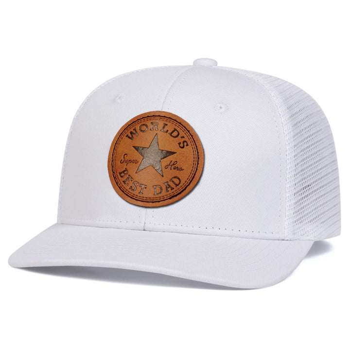 Gorra de camionero ajustable "El mejor papá del mundo" para hombre
