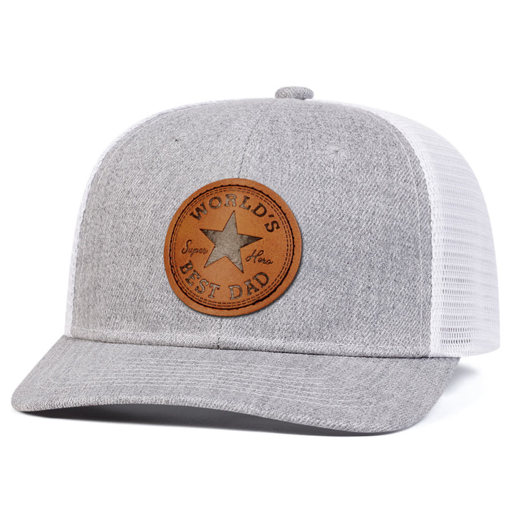 Gorra de camionero ajustable "El mejor papá del mundo" para hombre