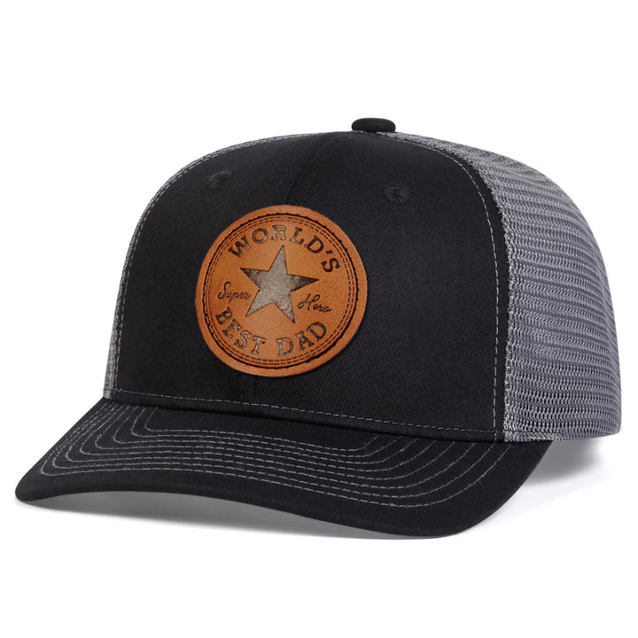 Gorra de camionero ajustable "El mejor papá del mundo" para hombre
