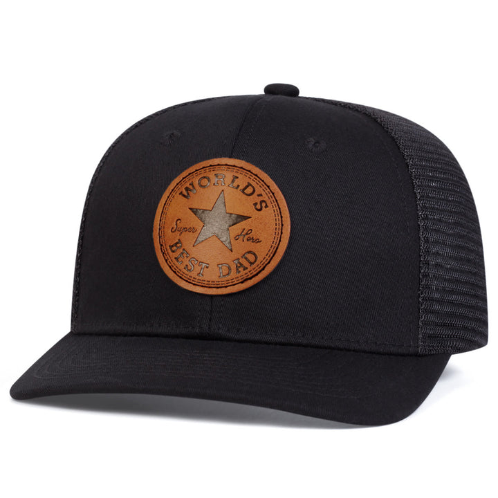Gorra de camionero ajustable "El mejor papá del mundo" para hombre