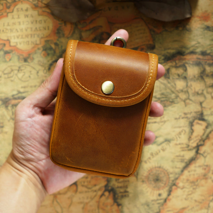 Mini monedero retro colgante con cinturón de almacenamiento