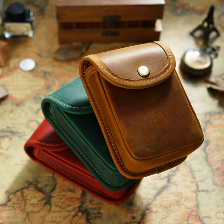 Mini monedero retro colgante con cinturón de almacenamiento