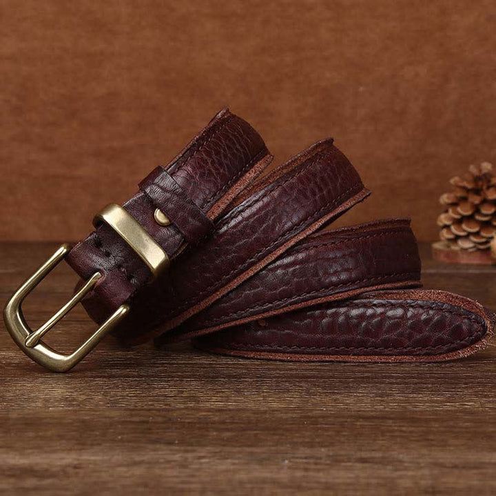 Cuero vintage con textura rugosa y ondulación del agua, con detalles en BVelt