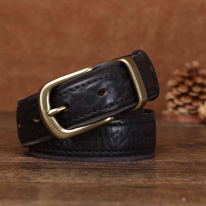 Cuero vintage con textura rugosa y ondulación del agua, con detalles en BVelt