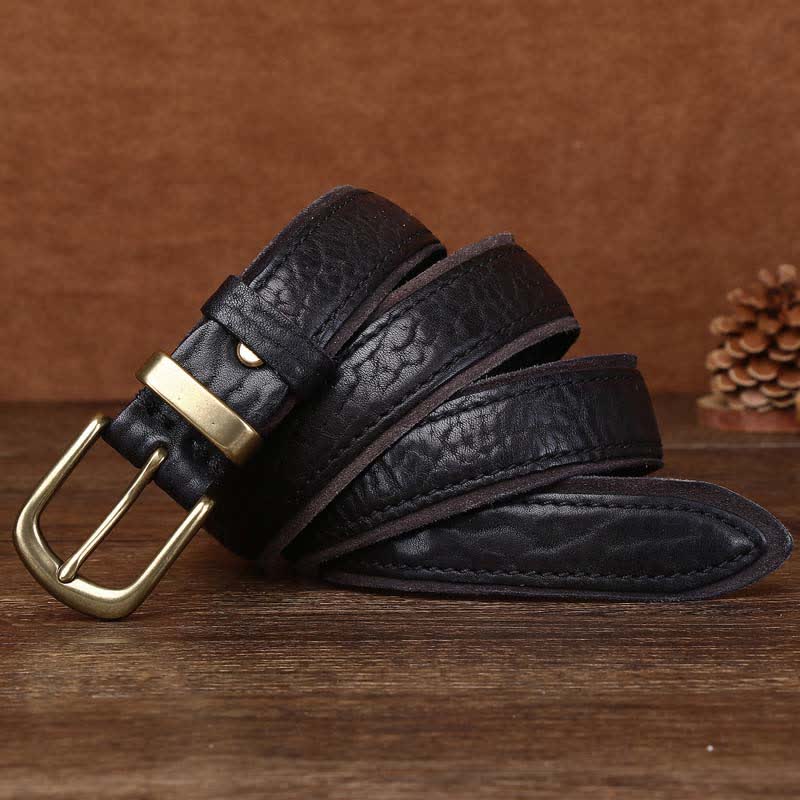 Cuero vintage con textura rugosa y ondulación del agua, con detalles en BVelt