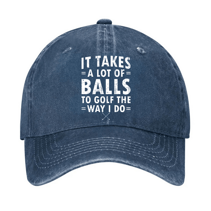 Gorra de béisbol ajustable "It Takes A Lot Of Balls"