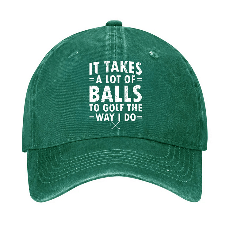 Gorra de béisbol ajustable "It Takes A Lot Of Balls"