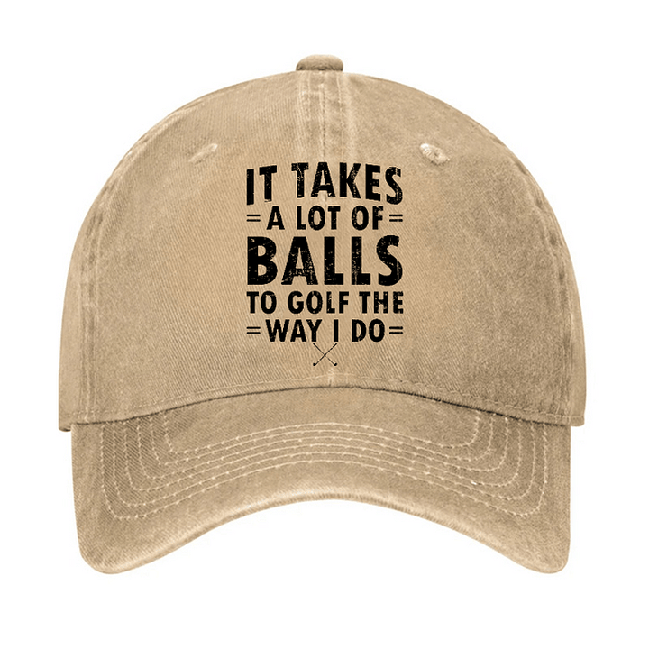 Gorra de béisbol ajustable "It Takes A Lot Of Balls"