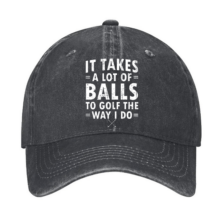Gorra de béisbol ajustable "It Takes A Lot Of Balls"