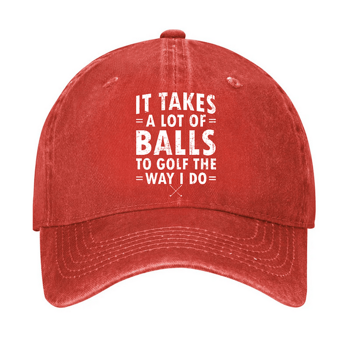 Gorra de béisbol ajustable "It Takes A Lot Of Balls"