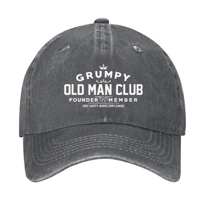 Gorra de béisbol ajustable del Club del Viejo Gruñón
