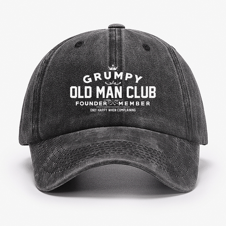 Gorra de béisbol ajustable del Club del Viejo Gruñón