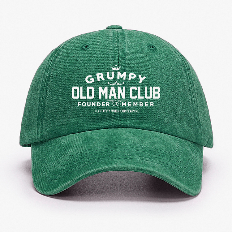 Gorra de béisbol ajustable del Club del Viejo Gruñón