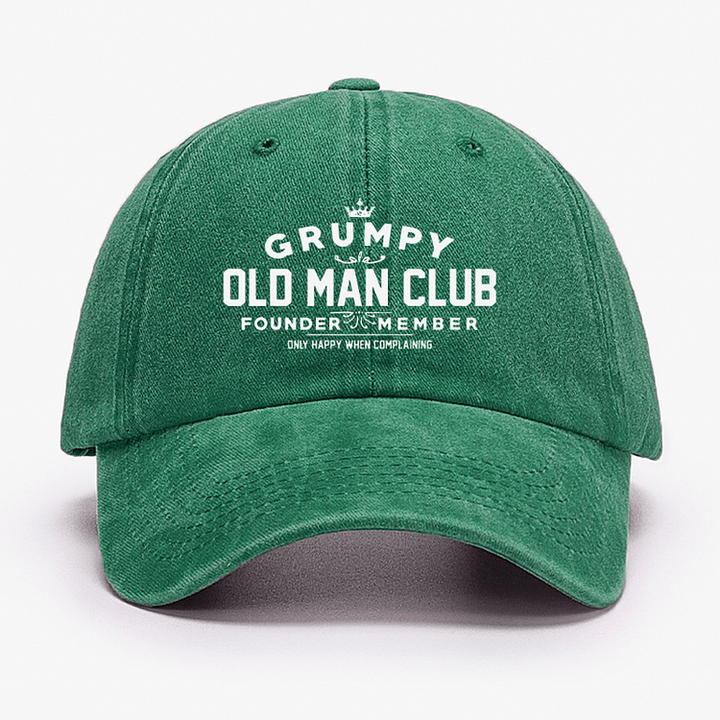 Gorra de béisbol ajustable del Club del Viejo Gruñón