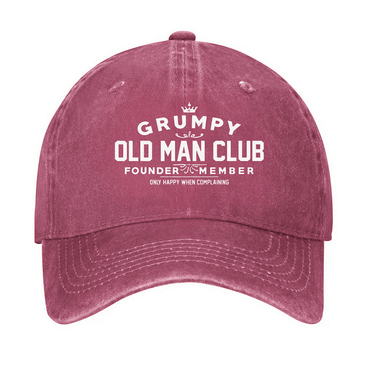Gorra de béisbol ajustable del Club del Viejo Gruñón