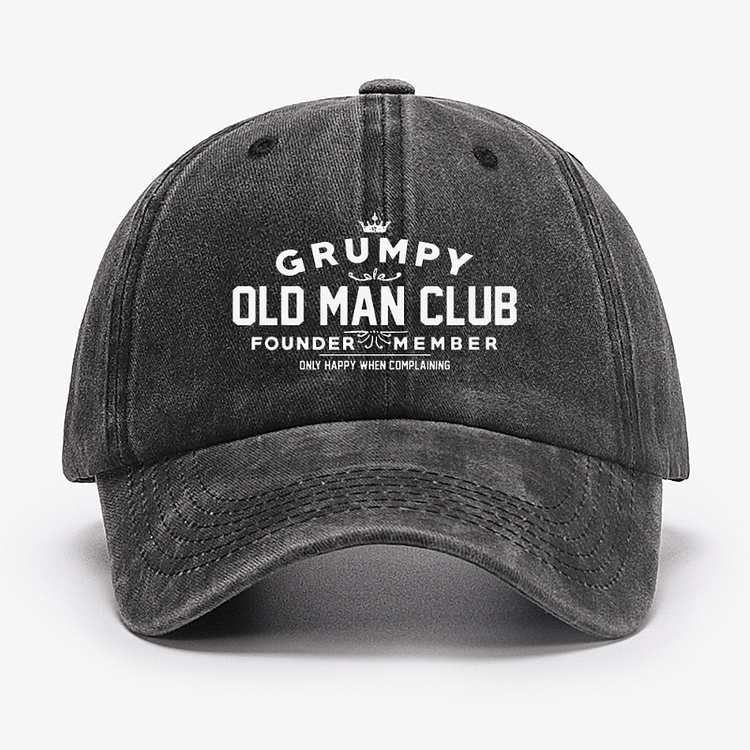 Gorra de béisbol ajustable del Club del Viejo Gruñón