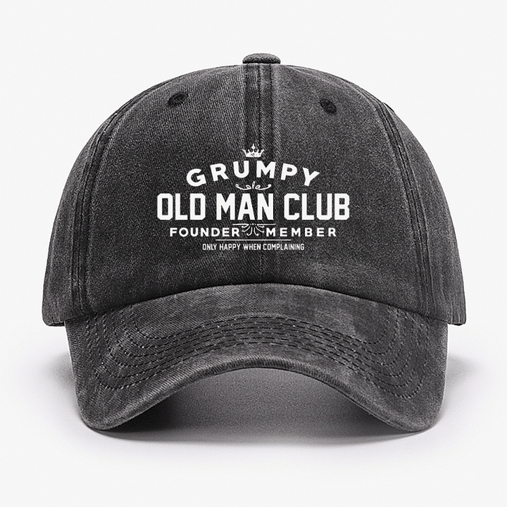 Gorra de béisbol ajustable del Club del Viejo Gruñón