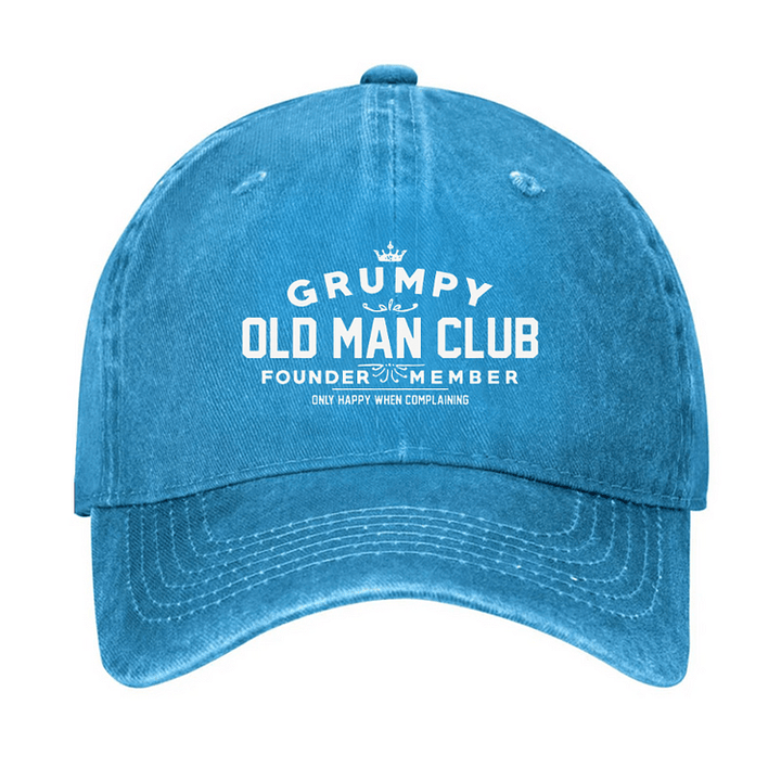 Gorra de béisbol ajustable del Club del Viejo Gruñón
