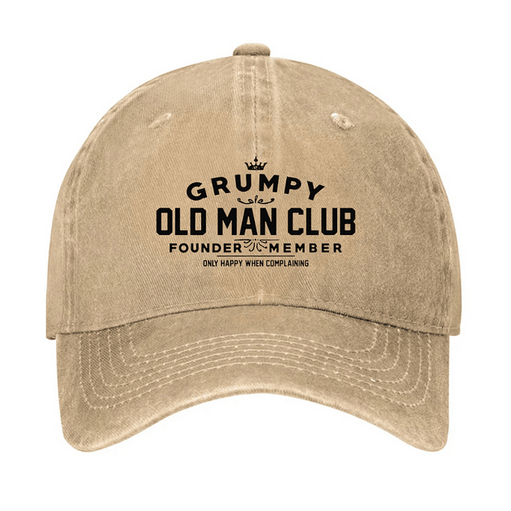 Gorra de béisbol ajustable del Club del Viejo Gruñón