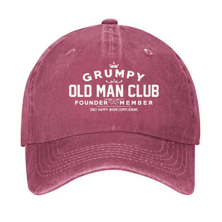 Gorra de béisbol ajustable del Club del Viejo Gruñón