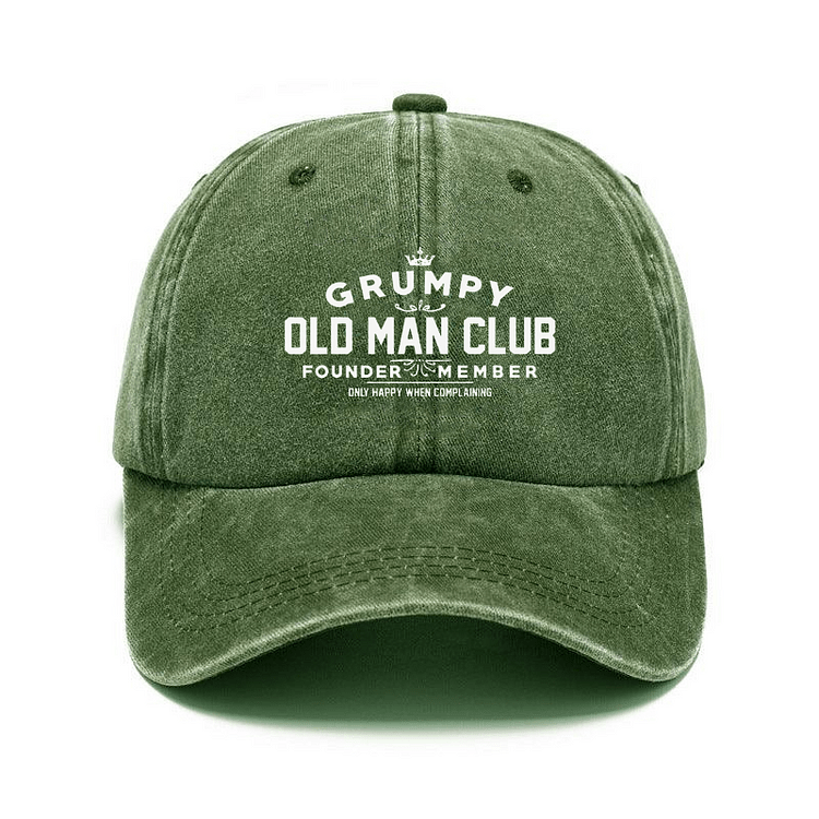 Gorra de béisbol ajustable del Club del Viejo Gruñón