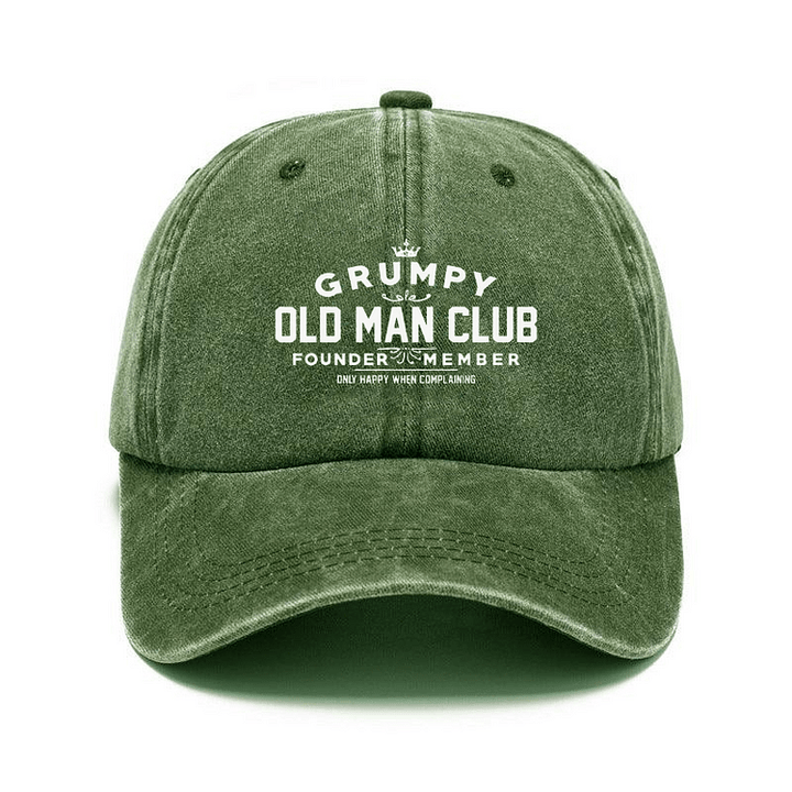 Gorra de béisbol ajustable del Club del Viejo Gruñón