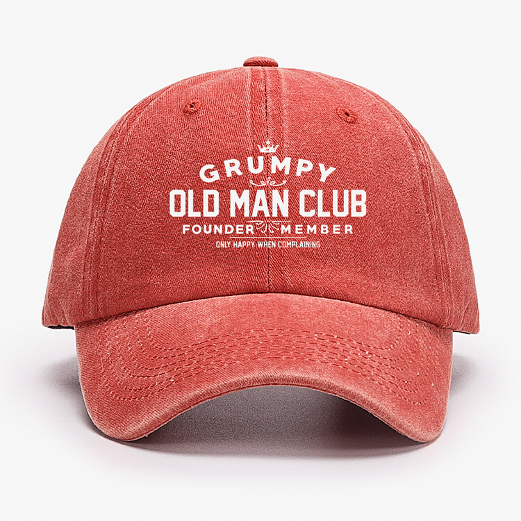 Gorra de béisbol ajustable del Club del Viejo Gruñón